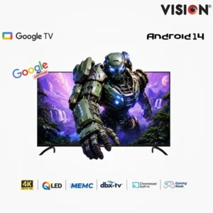 Vision 43" QLED Google TV 4K PQ6 Galaxy Plus